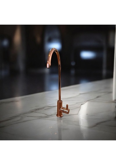 İsaoğlu Yapı Bakır Arıtma Musluğu Bronz Arıtıcı Musluk Premium Özel Tasarım Bakır Arıtma Armatür Bakır