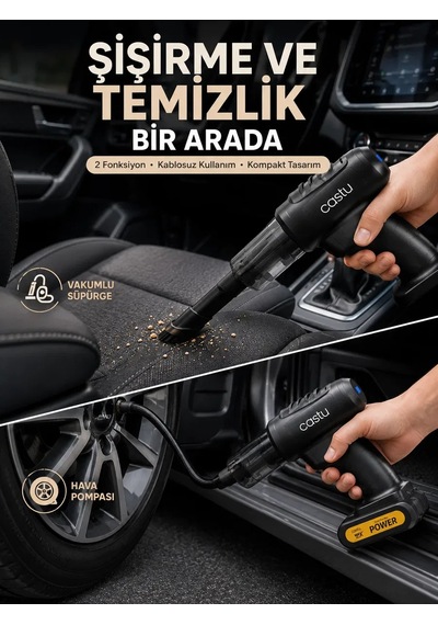 Kablosuz Hava Pompası Ve Vakumlu El Süpürgesi Diğer