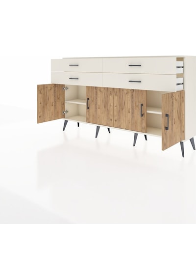 Arges Konsol 2 Raflı 4 Çekmeceli 8 Kapaklı 176x30x99 Aytaşı-çam/a Aytaşı-çam/aytaşı Arges Konsol 2 Raflı 4 Çekmeceli 8 Kapaklı 176x30x99 Aytaşı-çam/a Aytaşı-çam/aytaşı