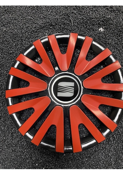 Seat 14 Inc Kırmızı Jant Kapağı Kırılmaz Renkli /4911k9seat/