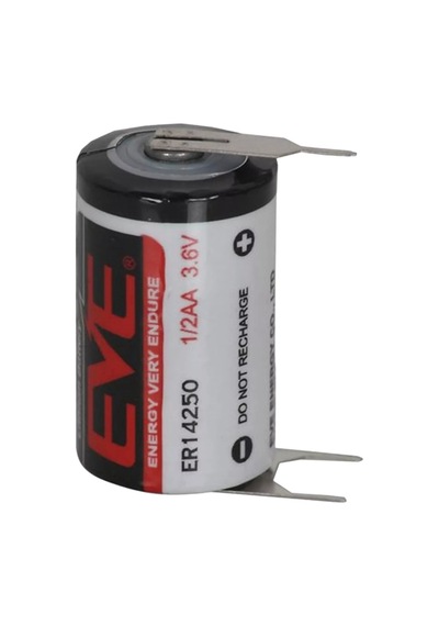 Eve Er14250/3pt 1/2aa- 3.6 Volt Kısa Boy Puntalı Lityum Pil