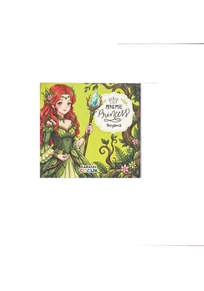 4e Anime Princess Boyama Kitabı Yeşil