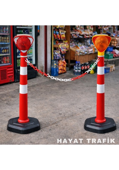 Dubalı Uyarı Dikmesi 63 X 1000 Mm Reflektifli