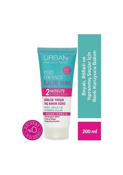 Urban Saç Bakım Kürü 200ml. Pure Coconut&aloe Vera