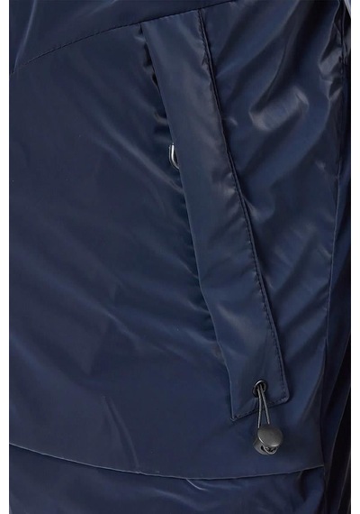 Slazenger Grım Erkek Çıkarılabilir Kapüşonlu Lacivert Mont & Kaban