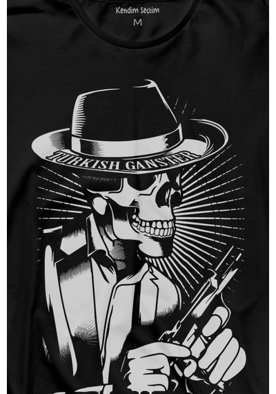 Turkish Ganster El Mafia Mafya Temalı Uzun Kollu Tişört Baskılı T-shirt 001