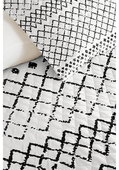 Siyah Geometrik Genç Odası Tek Kişilik Pike Takımı - Modern Etnik 160x220 Cm Kapitone Yatak Örtüsü Kışlık Kumtaşı Dengesi Siyah Geometrik Genç Odası Tek Kişilik Pike Takımı - Modern Etnik 160x220 Cm Kapitone Yatak Örtüsü Kışlık Kumtaşı Dengesi