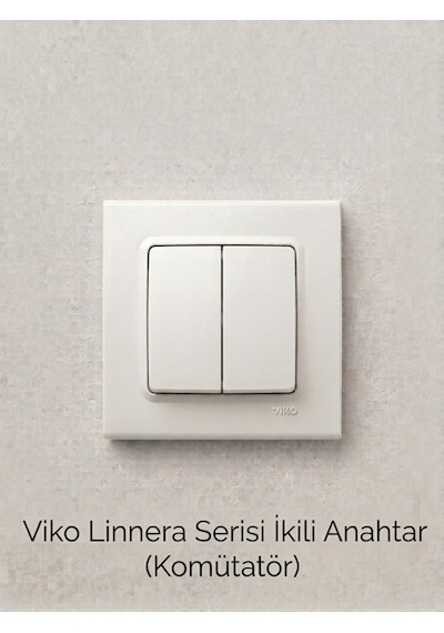 Viko Linnera Serisi İkili Anahtar Komütatör
