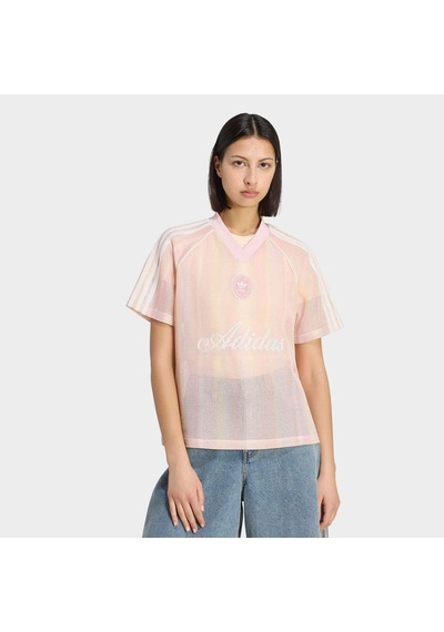 Adidas Originals Summer Glow Knitted Firebird Kadın Pembe Tişört Ky3161