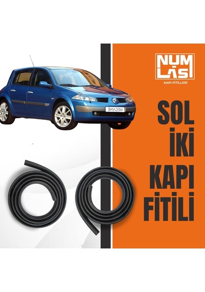 Renault Megane 2 Hatchback Sol Ön Ve Arka Kapı Fitili-a Kalite-numlas-nm7130