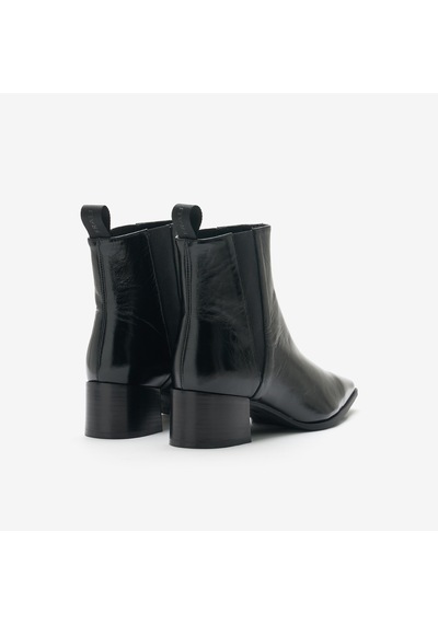 Black Bot Kadın 65s5 Frau Ortıseı Ankle Boot Wıth Heel siyah