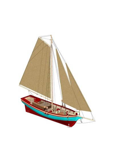 1/50 Boğaziçi Kotrası Ahşap Maketi