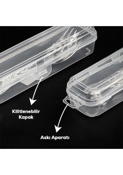Porsima Multifix Çok Amaçlı 4lü Diş Traş Aksesuar Saklama Kutusu