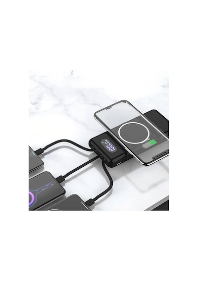 10.000 Mah Taşınabilir Hızlı Şarj Aleti/wireless Powerbank W01 Evimdeyokyok