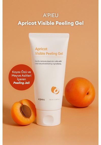Kayısı Asidi Ve Meyve Özleri İçeren Peeling Jel A'pıeu Apricot Visible Peeling Gel 61805072