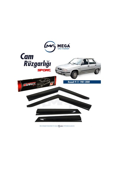Renault 9-11 Cam Rüzgarlık Mugen Tip Sunplex