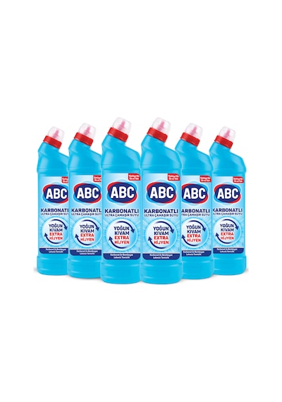 ABC Karbonatlı Ultra Çamaşır Suyu 6 x 750 ML