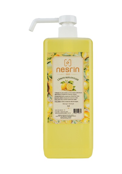 Nesrin 1 Lt Basmalı Sprey Kolonya Limon 80 - 8690352516735e
