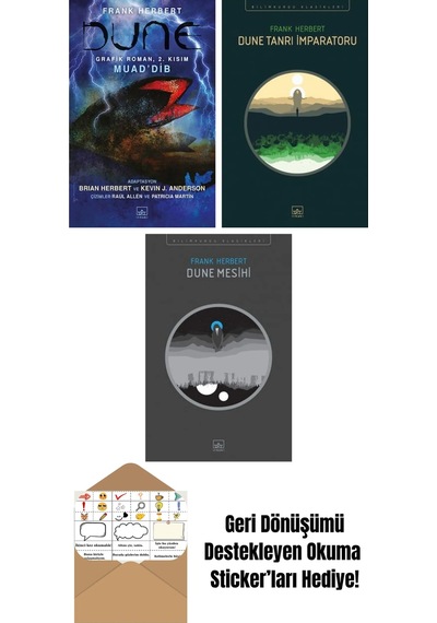 Dune Grafik Roman: 2. Kısım Muad Dib + Dune Tanrı İmparatoru + Dune Mesihi