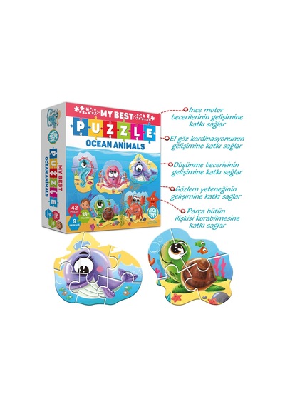 Circle Toys My Best Puzzle Ocean Animals