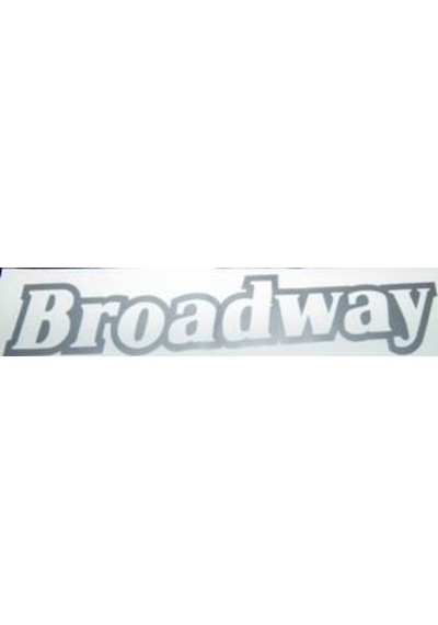 Yazı "broadway"kağıt Y.m Bal Köpüğü Renault R9 1 Ad