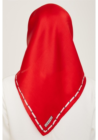 Armine Sura İpek Eşarp 24ya9165 55 - Desenli