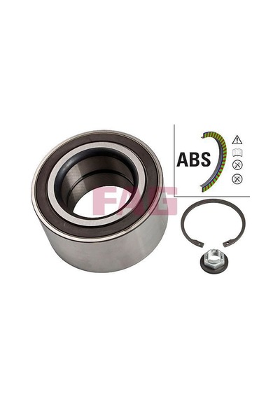 FAG 713678950 Teker Rulmanı Ön Set Focus 11- Kuga 2.0 TDCI 03.08- Absli