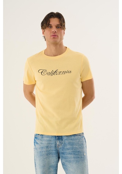 Alexandergardi Alexandergardı Baskılı T-shirt Sarı