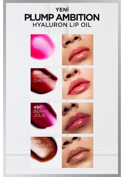 L'Oréal Paris Plump Ambition Hyaluron Lip Oil Besleyici ve Nemlendirici Dudak Parlatıcısı 601 Worth It L'Oréal Paris Plump Ambition Hyaluron Lip Oil Besleyici ve Nemlendirici Dudak Parlatıcısı 601 Worth It