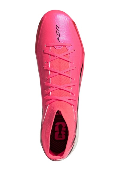 Adidas F50 Hyperfast League Mid Erkek Pembe Krampon Kj6714