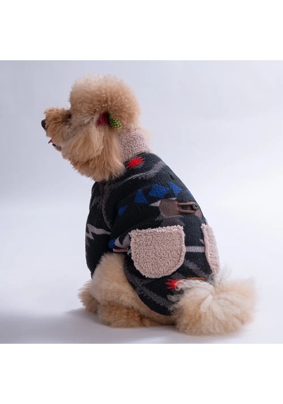 Pawstar Gri Chicago Ethnic Weave Ceket M