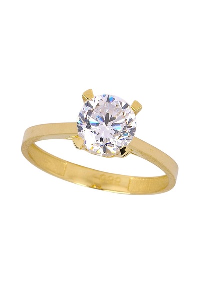 Cigold Tektaş Yüzük 14 Ayar Altın 1,45 Gr Oa-k21501028872