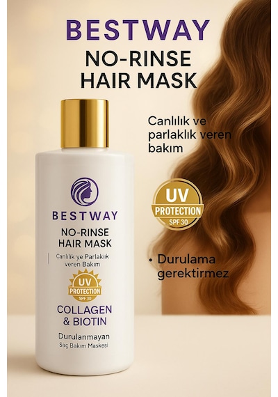 Bestway Kolajen Ve Biotin Durulanmayan Saç Maskesi