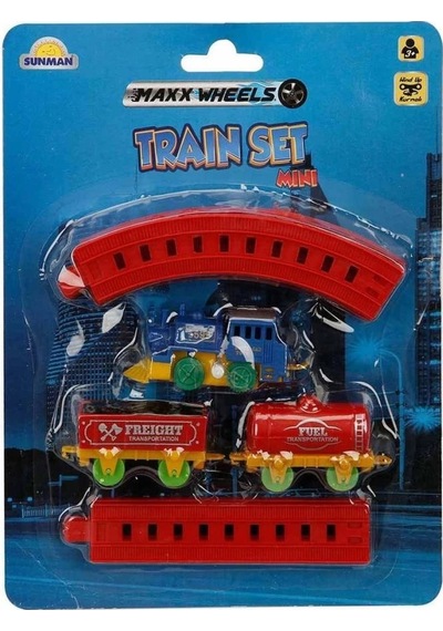 Mey İthalat 2559 Maxx Wheels Mini Tren Seti 11 Parça -