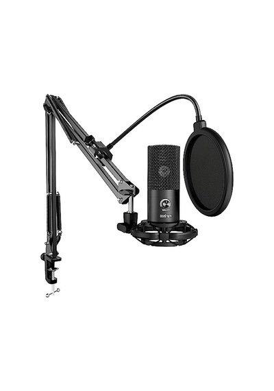 Fıfıne Akış Mikrofonu Pc Kollu, Usb Mikrofon Ps4 Ps5 Mac, Pop Filtre, Shock Mount, Oyun Podcast Stüdyosu İçin