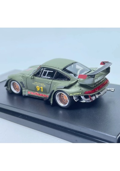 Street Warrior 1/64 Porsche 911 964 Rwb Matte Green 91