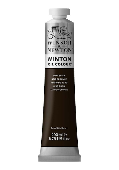Winsor & Newton Winton Yağlı Boya 200 ML 25 Lamp Black