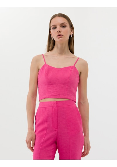 Pierre Cardin Kadın Fuşya Kısa Kollu Bluz 50269351-vr023 Fuşya