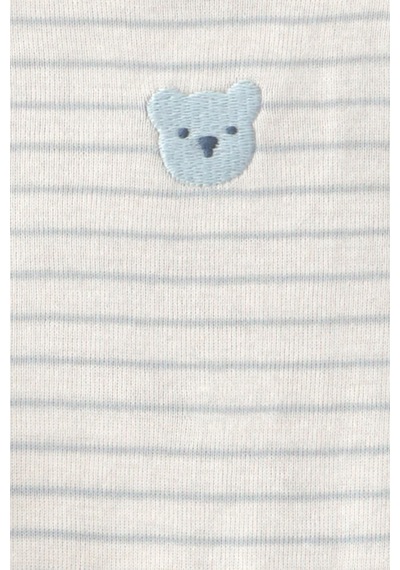 Carter's Erkek Bebek Layette 3'lü Kapüşonlu Ceket Alt Takım Mavi