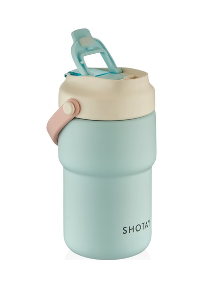 Shotay Askılı Mug Pastel Unisex Termos 450 Ml. Sht-st-8099-2 Çok Renkli