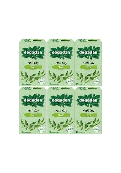 Doğadan Yeşil Çay Sade X 6 Adet