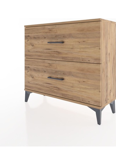Arges Şifonyer 2 Çekmeceli 88x30x80 Çam-çam Çam