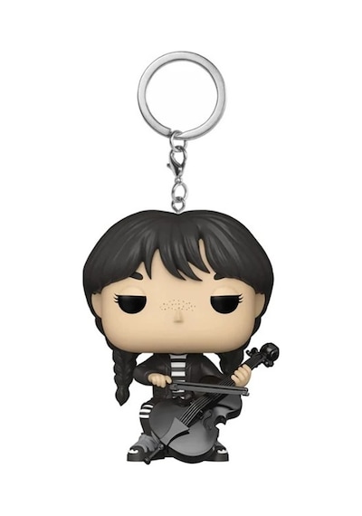 Funko Pop Pocket Keychain Wednesday Addams With Cello