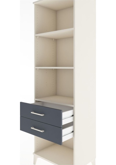 Hyperion Dolap 3 Raflı 2 Çekmeceli 60x44x195 Aytaşı-antrasit Aytaşı Hyperion Dolap 3 Raflı 2 Çekmeceli 60x44x195 Aytaşı-antrasit Aytaşı