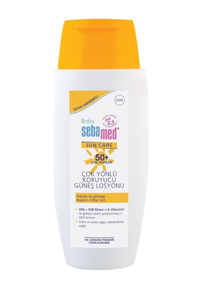 Sebamed Baby Sun Care Suya Dayanıklı Spf 50+ Çok Yönlü Koruyucu Bebek Güneş Losyonu 150 Ml Prvntve10