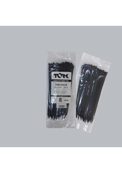 Tork Siyah Kablo Bağı 3,6x203