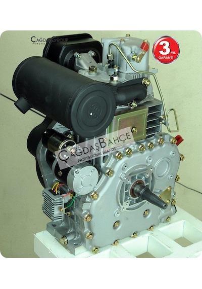 Goldmoto Gm1100F-G1A Dizel Motor 15Hp Marşlı Krank Mili Konik
