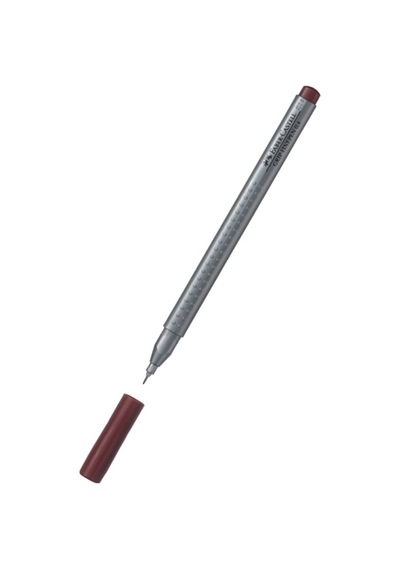 Faber Castell Renkli Grip Finepen Kahverengi - 3 Adet Kahverengi