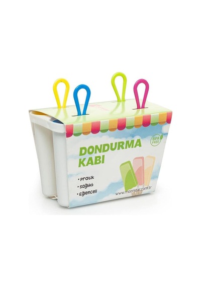 Moonstar Dondurma Kabı Meybuz Dondurma Kalıbı 4, Lü