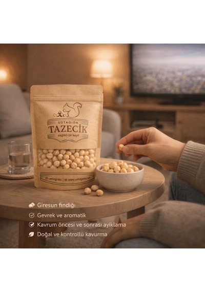 Ustagıda Tazecik Kavrulmuş Giresun Fındığı 1 KG